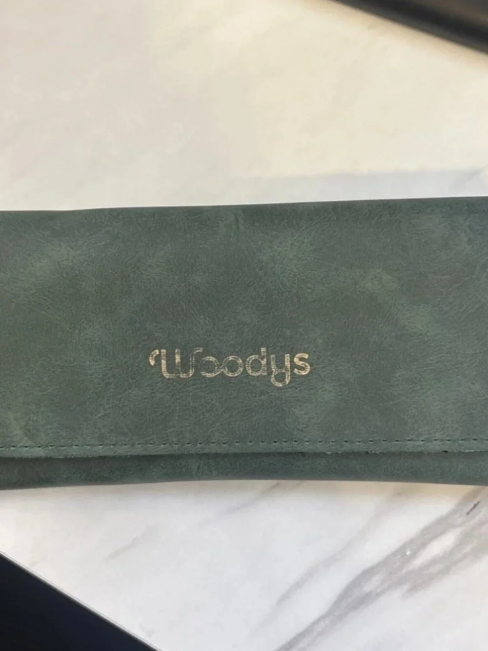 Woodys Eyewear Case Green Velvet Designed In Barcelona Glasses Sunglasses